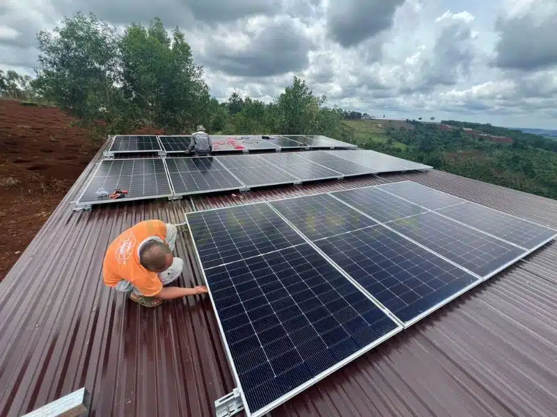 Dự án hộ gia đình 8kw tại Đắk Lắk Việt Nam