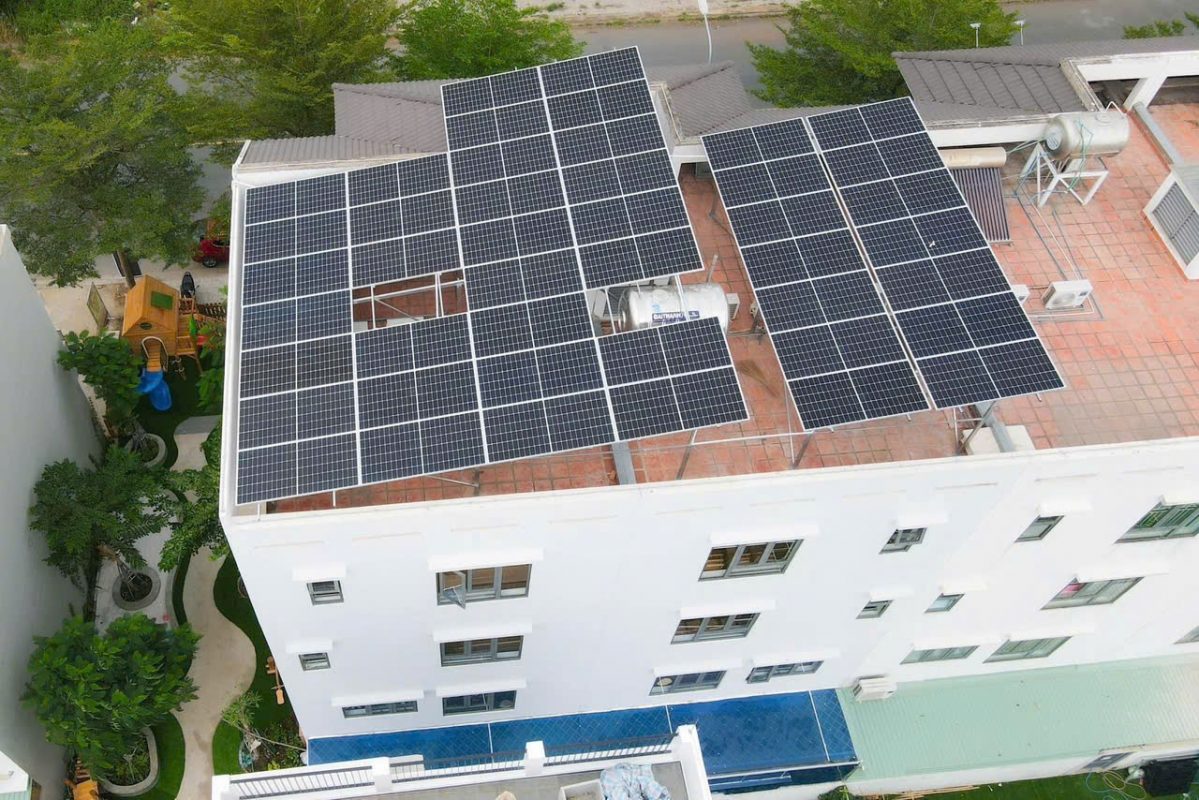 Hệ thống điện mặt trời hòa lưới 7.2 kw